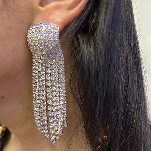 Square Fringe Earrings